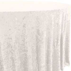 Khăn Trải Bàn Cao Cấp 100% Sợi Nhân Tạo Khăn Trải Bàn Bằng Nhung Trắng Ngà Hình Tròn Tiệc Cưới Sinh Nhật - Product Image 3