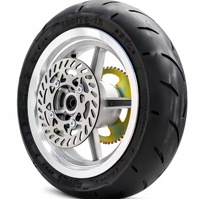 HSKABIN Nouveau pneu de rechange tout-terrain 120/70-12 et 110/70-12 pour moto Razor/T E-bike