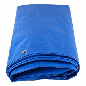 Bâche <span class=keywords><strong>de</strong></span> <span class=keywords><strong>protection</strong></span> polyvalente haut <span class=keywords><strong>de</strong></span> gamme en PE, imperméable, anti-poussière et coupe-vent, pour camions, bateaux, patios, fermes et chantiers extérieurs - Product Image 5