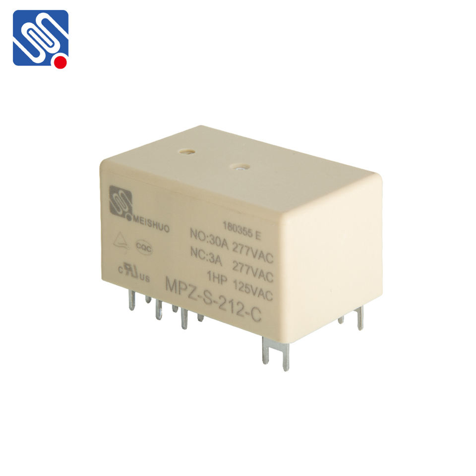 High Quality MPZ-S-212-C Air Conditioner Relay High Power 277V AC 2 Group 30A Silver Alloy Miniature Size Sealed