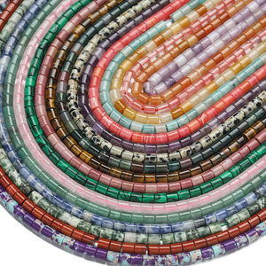 Natural Stone Rectangle <b>Spacer</b> Beads For Jewelry Making DIY Accessories 44.5mm Aperture 1mm - Product Image 4