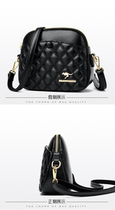 Luxury Designer Handbag Women's Pu Leather Crossbody Single Shoulder Messenger Bag for Women <b>Square</b> Bags Ladies - Product Image 4