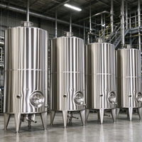 Cuve Sanitaire Verticale en Acier Inoxydable 304/316 avec Unité de Moteur et Engrenage pour la Chambre de Cuisson du Moût de Brasserie