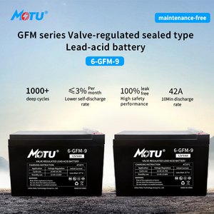 แบตเตอรี่เก็บพลังงานแสงอาทิตย์ 12V 7Ah/9Ah/65Ah VRLA แบตเตอรี่ตะกั่วกรดแบบเจลปิดผนึก พร้อมเครื่องชาร์จแบตเตอรี่ คุณภาพสูง อายุการใช้งานยาวนาน - Product Image 4