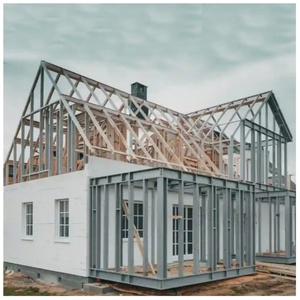 Maison préfabriquée à cadre en acier léger Immeuble de maisons de ville Maison d'appartement Maison familiale Structure préfabriquée en acier Maison préfabriquée - Product Image 4