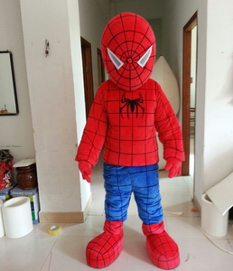 Traje de Mascota de <span class=keywords><strong>Spiderman</strong></span> hecho a mano para adultos, diseño personalizado de poliéster elástico para fiestas de Año Nuevo, hecho en China - Product Image 5