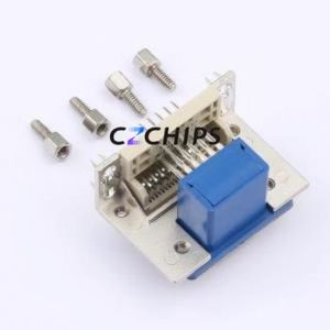 HYCW49-DVI39-158B D-Sub/VGA Connector Bent Lead Through Hole Connector High Density D-Sub Female 39P Right Angle Insert - Product Image 2