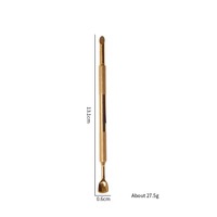 Pousse-cuticules double extrémité en acier inoxydable, nettoyeur d'ongles réutilisable, outil de manucure professionnel, logo personnalisé