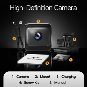 Mini Telecamera WiFi HD 1080P con Batteria a Lunga Durata, Videocamera di Sicurezza Domestica Intelligente, Visione Notturna, Rilevamento del Movimento, Body <span class=keywords><strong>Cam</strong></span> - Product Image 2