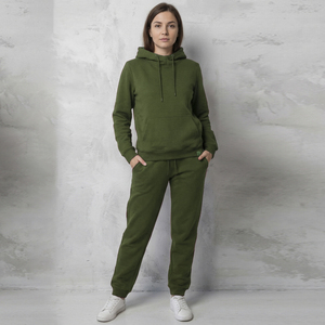 Nuova Felpa con Cappuccio da <span class=keywords><strong>Donna</strong></span> in Tinta Unita, Logo Personalizzabile, in Pile per Uso Quotidiano, Palestra e Attività all'Aperto, Disponibile OEM/ODM - Product Image 6