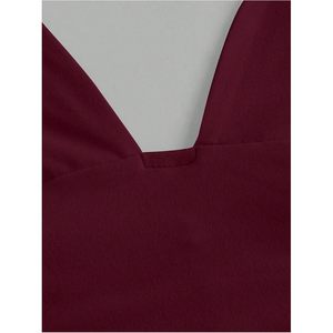 Camiseta Corta Personalizada para Mujer con Cuello en V Profundo y Tirantes Finos, Camisola de Verano, Top de Punto Transpirable 100% Poliéster - Product Image 1