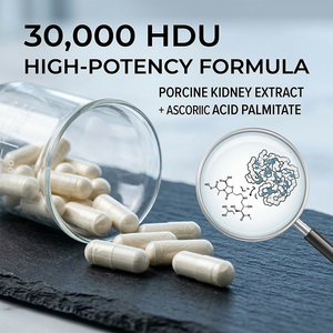 Capsule Vegetali Rigide di Enzima DAO 30.000 HDU con Estratto di Reni di Suino per il Supporto Dietetico dell'Histamina - Product Image 2