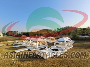 Plataforma Flotante Inflable con Tecnología Drop Stitch para Piscina de <span class=keywords><strong>Restaurante</strong></span>, para Fiestas de Verano y Entretenimiento, Personalizable - Product Image 5
