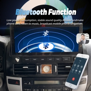 12.3" Big Screen Wireless Carplay for Toyota Prado 2003-2010 for Lexus Gx470 Android Car GPS Navigation Multimedia Video <b>Player</b> - Product Image 4