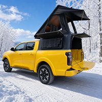 Bâche rigide sur mesure en alliage d'aluminium pour pick-up universels (citerne de 2 m) avec glissières latérales