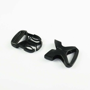 Plastic Side Release Buckle 25mm Black Durable For Bags Adjustable <b>Webbing</b> Backpacks - Product Image 2