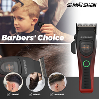 Mesin Cukur Rambut Salon Multifungsi SiMAiSHEN T10 Isi Ulang, Motor Brushless Rotor Eksternal, Tahan Lama, 180 Menit, Alat Cukur Rambut Elektrik