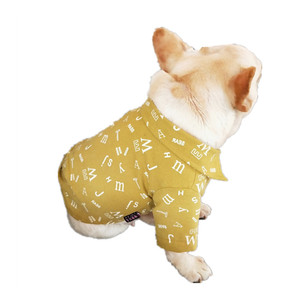 Veste personnalisée pour bouledogue français, vêtements pour animaux de compagnie <span class=keywords><strong>Frenchie</strong></span> et bouledogue anglais, design unique de t-shirt pour chiens - Product Image 1