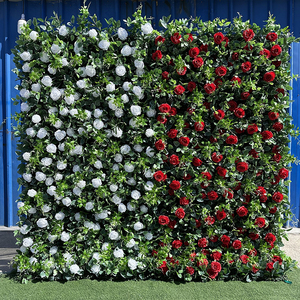 Rosa flor <span class=keywords><strong>de</strong></span> cerezo melocotón flores artificiales pared boda Día <span class=keywords><strong>de</strong></span> la madre telón <span class=keywords><strong>de</strong></span> fondo decoración peluquería salón 3d5d paneles florales - Product Image 6