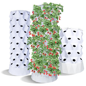 ระบบจัดสวนแนวตั้ง หอ aeroponic หอไฮโดรโปนิกส์สําหรับพืชปลูกผักเติบโต - Product Image 1