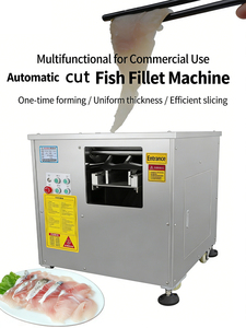 Máquina Comercial Automática para Filetear Pescado Fresco, Cortadora Oblicua para Pescado Negro, Carpa, y Procesamiento de Pescado en Conserva - Product Image 3