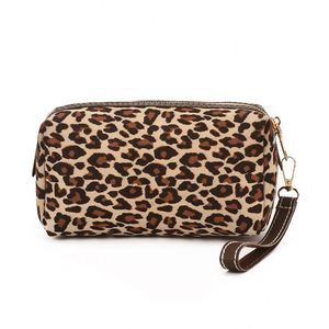 2026 New Waterproof Trendy Leopard Print PU Waterproof Zipper <b>Makeup</b> <b>Bag</b> <b>Large</b> Capacity Portable Cosmetic for <b>Bag</b> for Women T... - Product Image 4