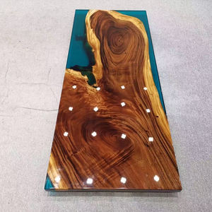 Gmart-muebles para sala de estar de 24x4 pulgadas, herramientas de madera sólida 3D, azul, grande, <span class=keywords><strong>Exra</strong></span>, restaurante, mesas de epoxi, precio barato - Product Image 4