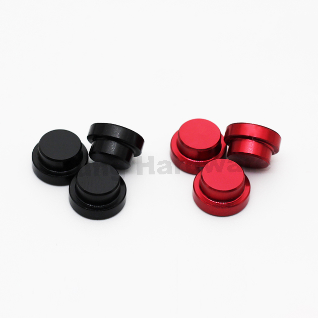 Precision Machined Solid Anodized Aluminium Amplifier Hi Fi Audio Power Switch Cap Keypress Push Button Cover for Switch