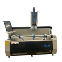 Machine de perçage et de fraisage CNC à double tête pour profilés aluminium, pour fenêtres et portes, avec localisation précise, faible bruit et alarme de panne