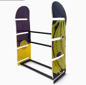 Estante para Zapatos de Skateboard BM BLACK MARKET, Accesorios Creativos para Skateboard, Decoración para el Hogar, Impermeable, Almacenamiento de Madera de Arce de 7 Capas - Product Image 2