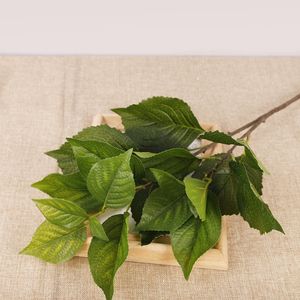 Искусственная ветка листьев тутового дерева LO-74, 72 см, премиум-класса, реалистичная, для декора дома, свадеб, рукоделия - Product Image 3