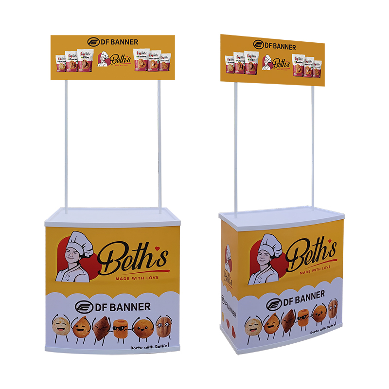 Новый складной выставочный стенд для супермаркета, портативный рекламный стол