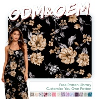 Tela de Poliéster 100% con Estampado Tejido a la Moda, Suave, Transpirable, de 150 cm de Ancho, Koshibo para Vestidos de Niñas