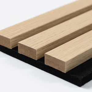 Panneau mural acoustique en <span class=keywords><strong>bois</strong></span> brossé externe en <span class=keywords><strong>bois</strong></span> élégant contemporain à <span class=keywords><strong>prix</strong></span> direct d'usine pour la maison - Product Image 1