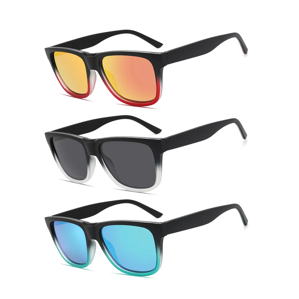 2023 new arrival Square Men shades custom logo Classical Polarized Sports Eyewear