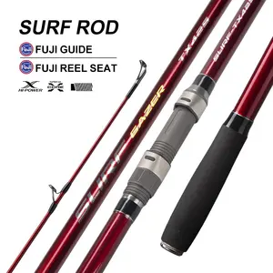 3 section surf cast fishing rod, 3 section surf cast fishing rod