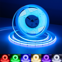 Bande LED RGBW 24V DC à 896 puces, 12 mm, 5 m, avec ruban adhésif haute densité pour chambre, rétroéclairage TV et armoire