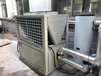 Pompe à chaleur R290 avec réservoir tampon en acier duplex 304/316, double réservoir pour chauffage au sol et eau chaude sanitaire (ECS) pour usage familial