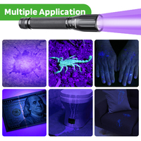 Lampe torche UV Nextorch 405nm 365nm, lumière bleue, détecteur d'empreintes digitales, vérificateur de billets, détecteur de scorpions, punaises de lit, durcissement de la colle UV
