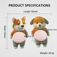 Jouets Squishy Personnalisés Chien Mignon à Ventre Rond Shiba Inu Animal de Compagnie Doux à Presser Anti-Stress Sensoriel Fidget Kawaii Mascotte Vente en Gros