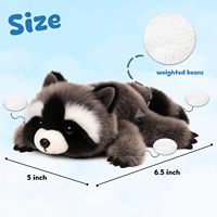 Peluche lestée personnalisée par le fabricant, jouet en peluche apaisant, jouets doux pour soulager l'anxiété, animal en peluche personnalisé