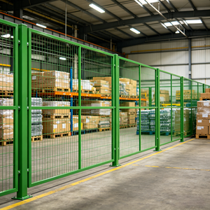 Barrière de sécurité modulaire pour entrepôt, pour la séparation des marchandises palettisées et l'aménagement de l'entreposage - Product Image 1
