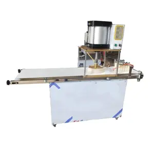 高效自动薄饼制作机玉米玉米饼压榨机工业比萨naan面包roti制作机