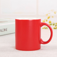 Taza de Té de Porcelana Negra Brillante de Doble Color de 11 oz al por Mayor, Taza de Café de Cerámica con Logotipo Personalizado Impreso para Regalo Promocional