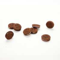 Biscuits Halal en Gros 100g*40, 3 Saveurs, Petits Crackers Noirs Croustillants Sucrés, Emballés en Sachet, Mini Biscuits Sandwich