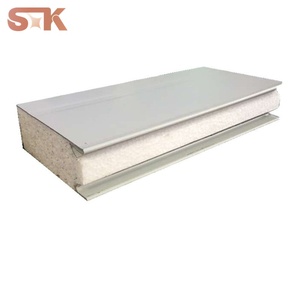 Panneau sandwich EPS à face métallique, prix usine, <span class=keywords><strong>isolation</strong></span> thermique, imperméable, ignifuge, classe B1 B2, pour entrepôts et bâtiments - Product Image 4