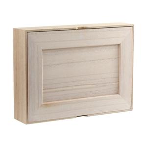 Boîte à bijoux carrée de style chinois créatif, boîte en bois personnalisée pour l'emballage de bijoux, vente en gros de haute qualité avec logo personnalisé - Product Image 3