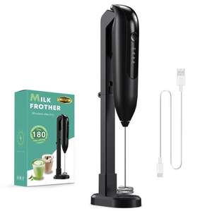 Batidora de Café Automática Portátil Recargable 2024 con Logotipo Personalizado, Espumador de Leche Eléctrico con Soporte, Batidor de Huevos - Product Image 4