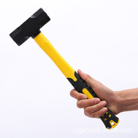 Marteau de maçonnerie à manche en plastique, taille personnalisée, pour usage sur site, prix de gros