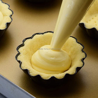 Mini moule à pâtisserie en acier au carbone antiadhésif, 12 pièces, pour cupcakes, muffins, tartes aux œufs, brioches, chichos